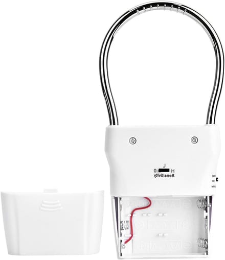 Inbraakalarm Deur - Alarm Deurklink - Veiligheid Thuis - 120dB Luid Geluid - 12 cm - Wit