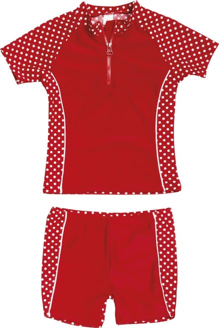 Playshoes UV zwemsetje Kinderen Dots - Rood - Maat 110/116