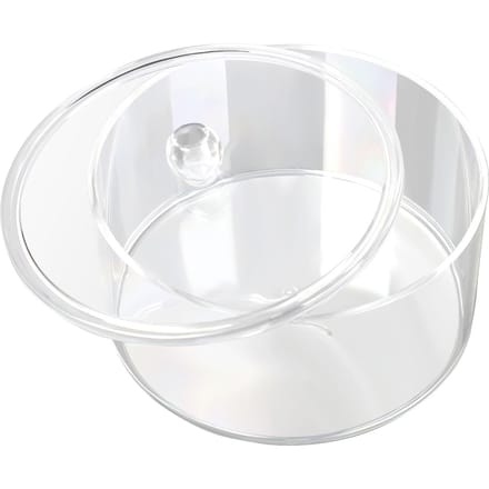 Acryl riemorganizer 2 lagen transparante 5,5 inch diameter sterke lichte riemvitrine Type 1 white