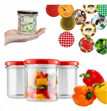 Bimberek - Glazen Potten Voor Honing - 350ml - Sterk Glas