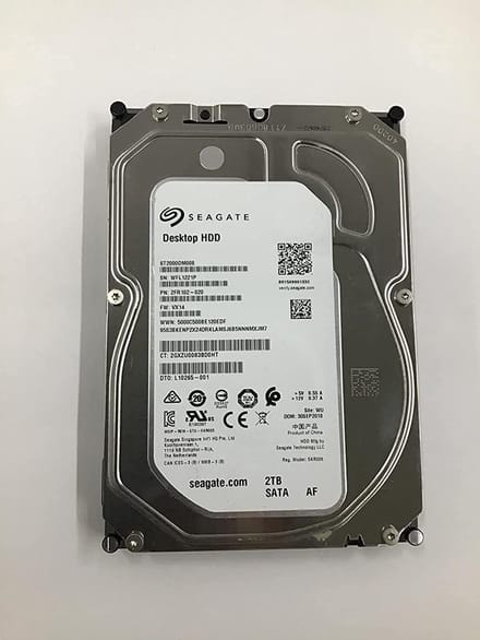 Interne Harde Schijf - Opslagstation HDD - Opslag Uitbreiden - Hoge Capaciteit - 2 TB - Grijs