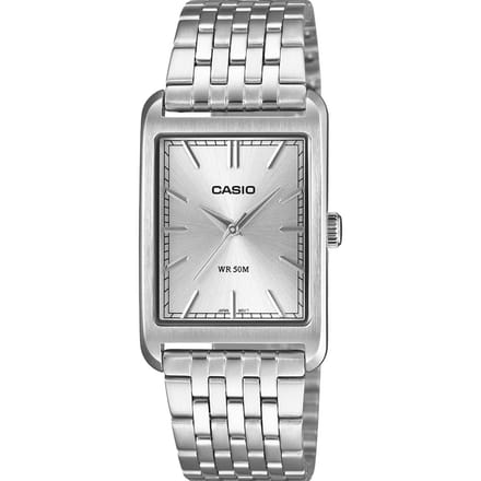 Casio Casio Collection MTP-B215D-7AVER Horloge - Staal - Zilverkleurig - Ø 28.5 mm