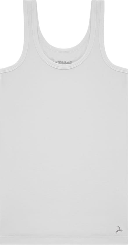 Ten Cate Basics organic cotton stretch singlet wit voor Jongens | Maat 170/176