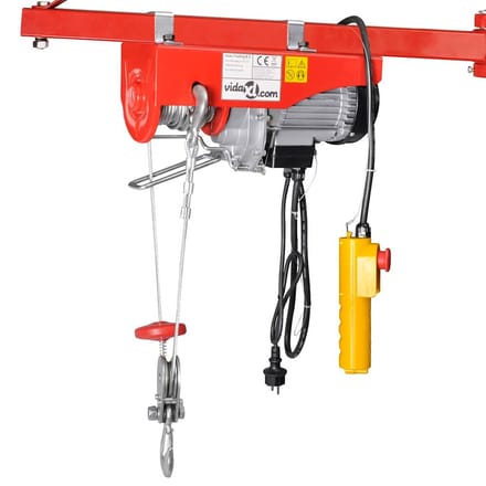vidaXL - Elektrische - lier - 500 - W - 100/200 - kg