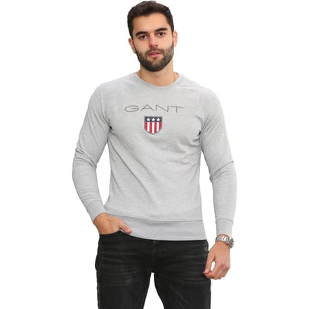 Heren Pullover Sweatshirt | Gant Shield