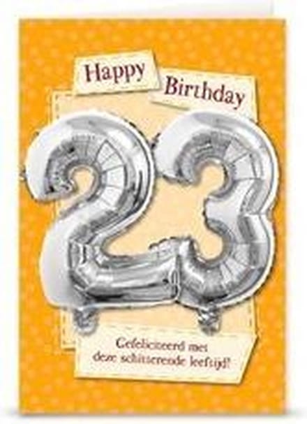 Miko - Kaart - Leeftijdballon - 23 Jaar