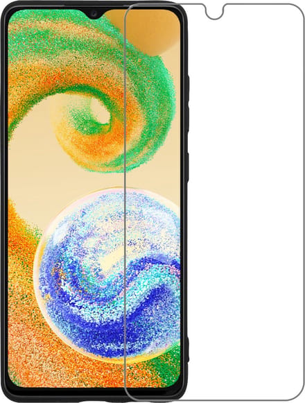 Screenprotector Geschikt voor Samsung Galaxy A04s - Extra Sterk - Beschermglas - Gehard Glas - Tempered Glass - Screen Protector