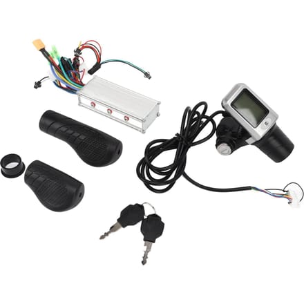 36V 48V 500W Scooter Controller Kit Elektrische Fiets Controller met LCD Display voor Scooter Modificatie Accessoires black