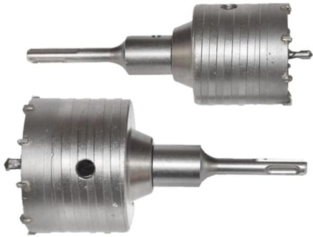 AWTools Serie - Beton Boorkronen Set - 65mm en 80mm - SDS Plus