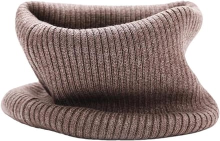 Dames Nekwarmer - Gebreide Sjaal - Buiten Bescherming - Dikke Ribbel - Ring Model - Effen