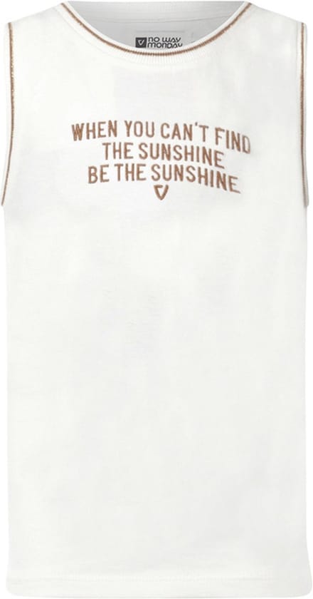 No Way Monday-Girls Halter top-Off White - Maat 110