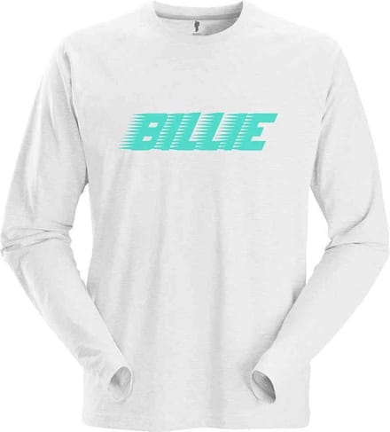 Billie Eilish - Racer Logo Longsleeve shirt - S - Wit
