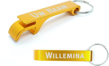 Bieropener Met Naam - Wilhemina