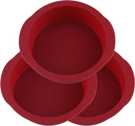 Silicone Cake Pan Set - Mini Cake Molds - Bakken van Taarten - Non-stick Coating - 3 stuks 6 inch
