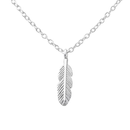 Montebello Ketting Beno Small - 925 Zilver E-Coating - Veer - 4x13mm - 45cm