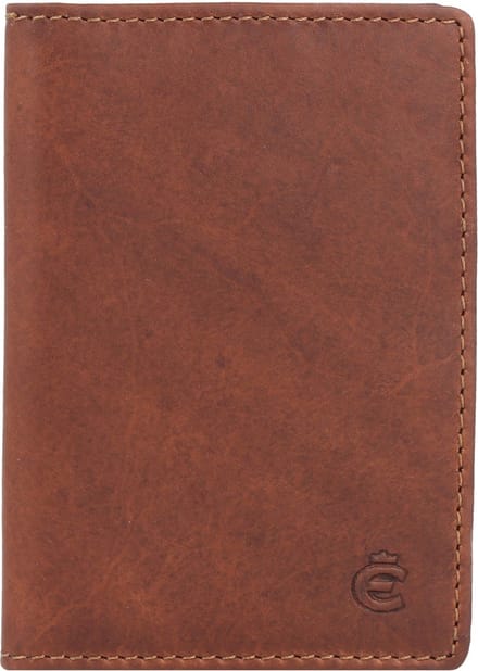 Esquire Dallas Kredietkaart etui RFID-bescherming Leer 7.5 cm - 10 Sleuven - braun