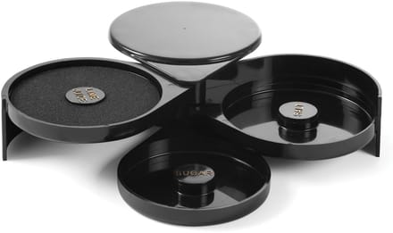 Écraseur de barman pour décorer les verres, 3 récipients, jus, sucre, sel - Hendi 596777