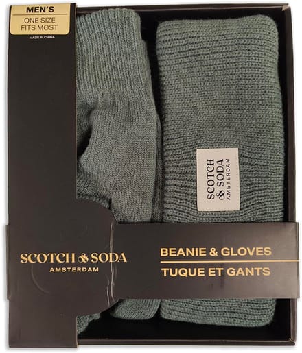 Scotch&Soda Muts en Handschoenen - universele maat - groen