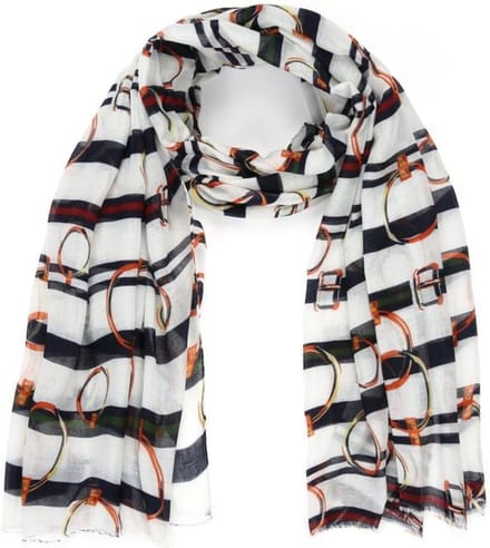 Sunset Fashion - Damessjaal - Navy - Riemen