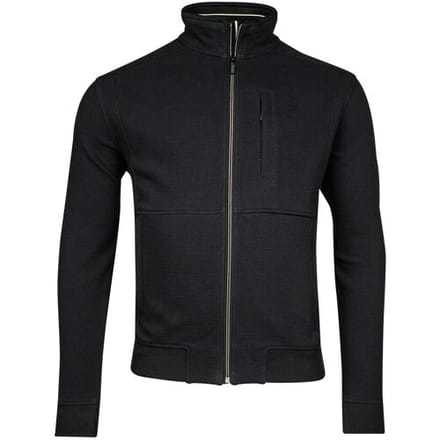 Baileys Vest Sweat Cardigan Zip Allover Waffle Texture Interlock Navy / male