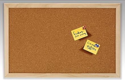 Memobord kurk 60x45cm
