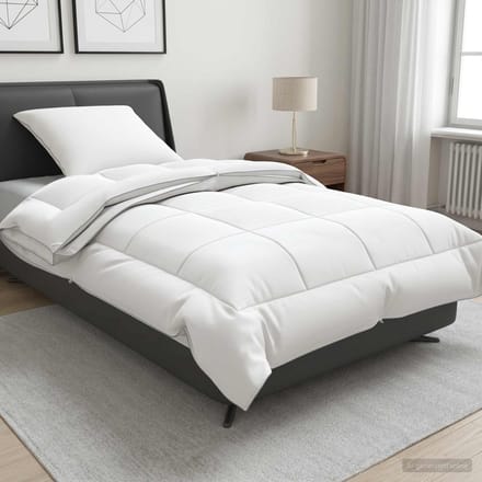 vidaXL - Dekbed - en - Kussen - Set - 2 - st - 155x200 - cm - 4 - seizoenen - 140+220 - GSM
