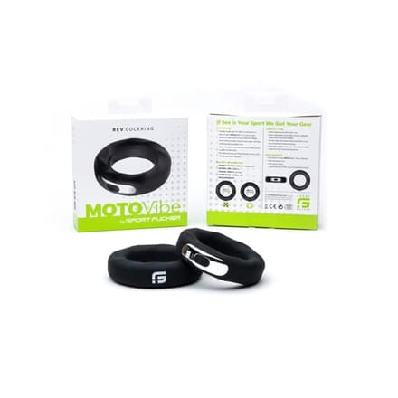 MOTOVibe by Sport Fucker - Rev Cockring - Vibrerende Cockring - Zwart 52 mm