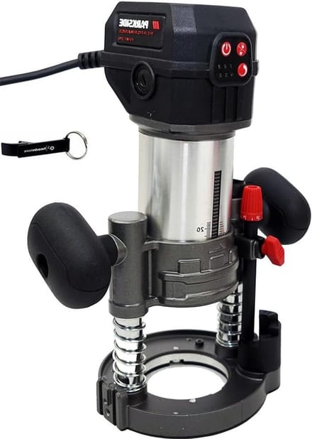 Multifrees met Accessoires - Houtbewerkingstool Freesmachine - Precisie Houtbewerking - 3-in-1 Module Systeem - 195 x 105 x 75 mm