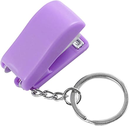 Mini Nietmachine Sleutelhanger - Compacte Nietmachine Reisnietmachine - Documenten Organiseren - Met Geïntegreerde Sleutelhanger