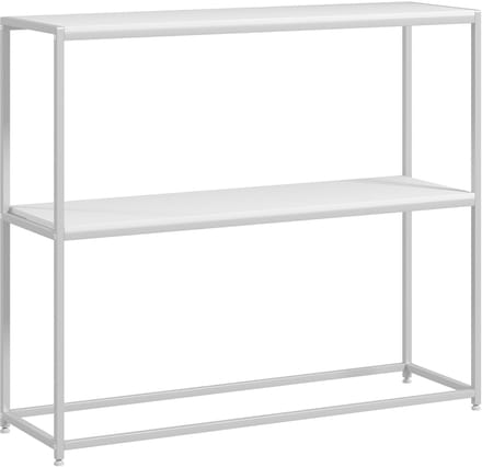 HOMCOM Consoletafel - Spaanplaat - 100x30x87cm - Wit