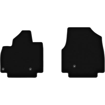 Wielganizator WLG-BASIC Serie - Velours Automatten - Kia EV9 - Zwarte Kleur - Voorzijde