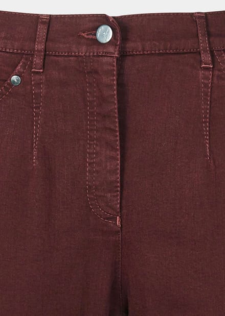 Jeans CARLA - bordeaux - Gr. 56 van Goldner Fashion
