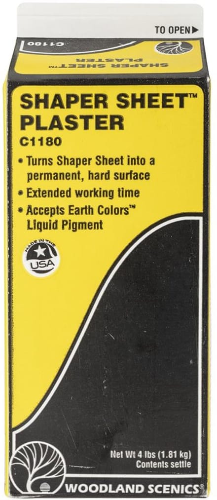 Woodland Scenics - Shaper Sheet Plaster - gips - C1180