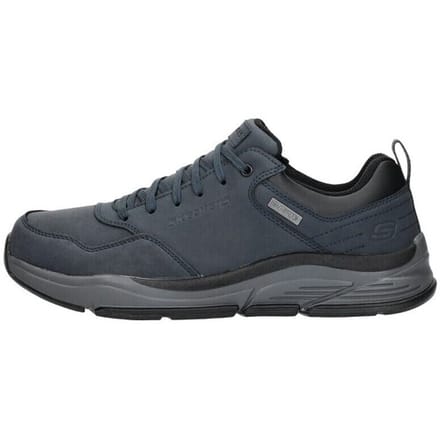 Skechers Bengao - Hombre Heren Veterschoenen - Navy