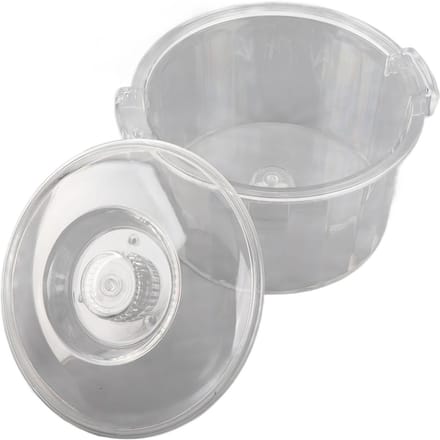 Plastic Polijst Trommel voor Magnetische Tumbler Polijstmachine Accessoire Sieradengereedschap white