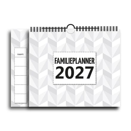 Familieplanner 2027 - voor 5 personen