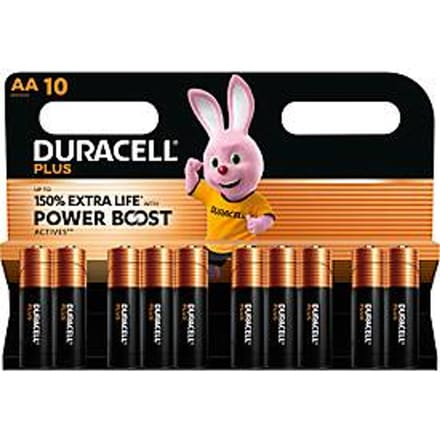 Alkalinebatterij AA, LR06, 1,5V, Plus, Extra Life, blisterverpakking (10 stuks)