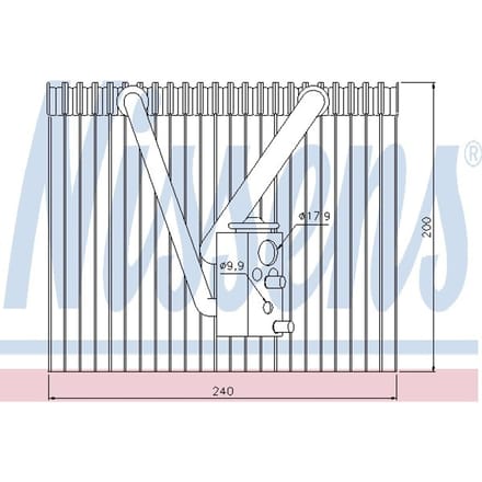 Verdamper, airconditioning NISSENS 92206