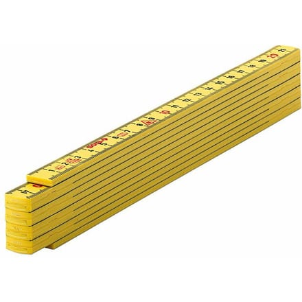 Sola hk 2/10G duimstok - kunststof - geel - 2m