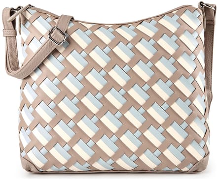 TOM TAILOR schoudertas Devie Hobo Bag Mixed Taupe veelkleurig