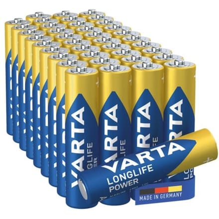Varta LONGLIFE Power AAA Tray 40 AAA batterij (potlood) Alkaline 1.5 V 40 stuk(s)