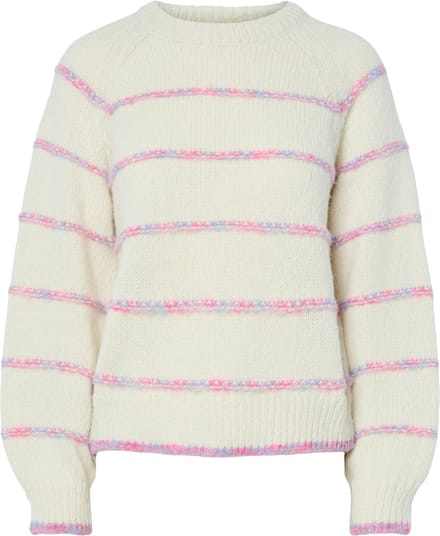 PIECES - PCNELIA LS O-NECK KNIT NOOS BC - Dames - Gebreide truien