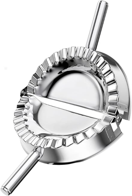 Famanu – RVS empanada en dumpling pers XL 15 cm voor ravioli pierogi en deegwaren