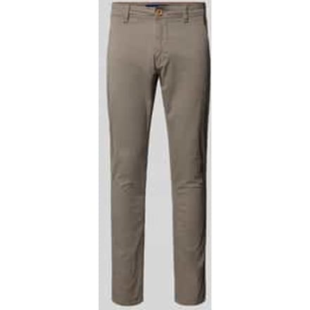 Slim fit broek met steekzakken, model 'NATAN'