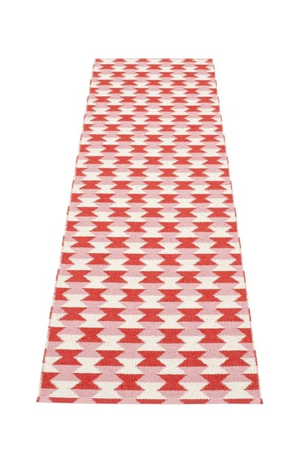Pappelina - Dana Wendevloerkleed - koraalrood - 70 x 250 cm