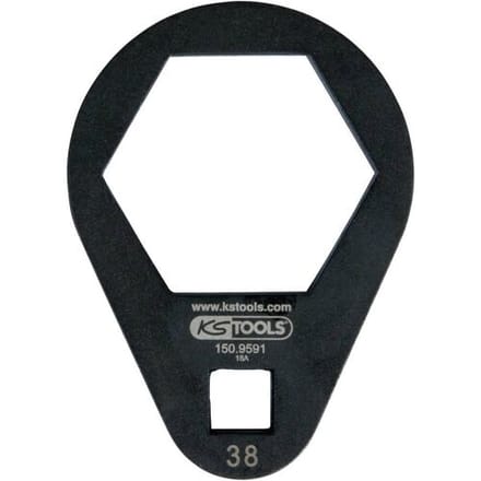 KS Tools 150.9591 Insteekringsleutel 38.0 mm