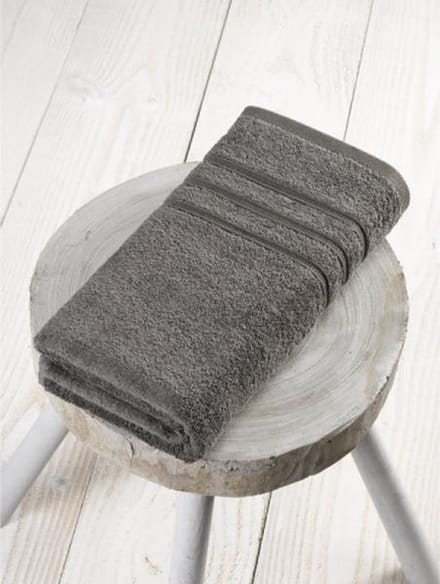 De Witte Lietaer Dolce Handdoek steeple grey / grijs 50x100 cm