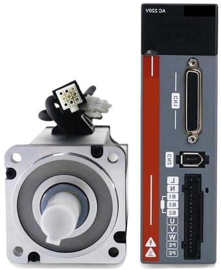 Servomotor Kit - Motor met Driver - Modelbouw - Hoge Snelheid - 750W 1KW - Zilver