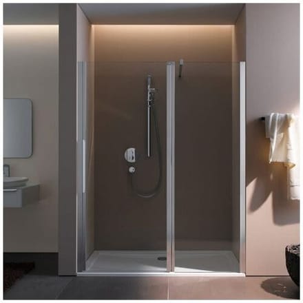 Koralle myDay swing door with fixed element for niche VB01810020AA1