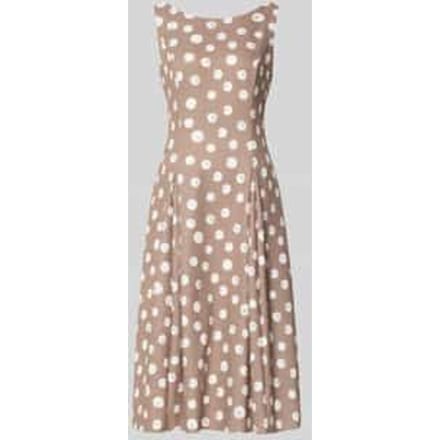 Cocktailjurk met allover-look